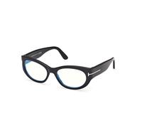 TOM FORD FT6133-B 001 Woman Optical frames Acetate Black Round Normal