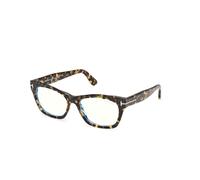 TOM FORD FT6173-B 55 Woman Optical frames Acetate Havana Squared Normal
