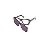TOM FORD FT6176-B 1 Woman Optical frames Acetate Black Smoke Squared Normal