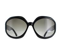 Tom Ford Georgia 02 FT1011 Womens Shiny Black Sunglasses