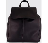 TOM FORD Hammered Calfskin Leather Backpack with Flap and Drawstring Closure