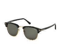 TOM FORD FT0248 HENRY 05N Man Sunglasses Acetate Black Green Squared Normal