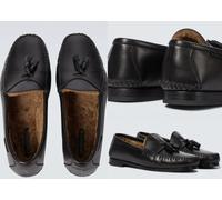 Tom Ford Iconic Tassel Loafers Fell Shoes Shearling Shoes Moccasin Slipper 41