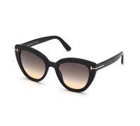 Tom Ford Sunglasses Izzi FT0845 01B Shiny Black Smoke Gradient