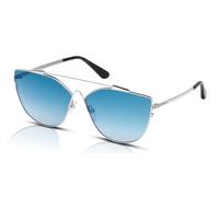 Tom Ford Jacquelyn-02 FT0563 Women's Sunglasses 18X Silver/Blue
