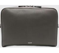 TOM FORD Large Leather Utility Pouch in Calfskin with Laminated Logo - Size: OS - unisex