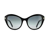 Tom Ford Leigh FT0850 Womens Shiny Black Sunglasses
