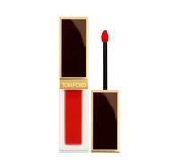 Tom Ford Liquid Lip Luxe Matte, Lipstick, Carnal Red, Long-lasting, Transfer-resistant, Black Rose Oil, Seaweed Extracts, Blur Look of Fine Lines - 129 Carnal Red