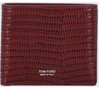 TOM FORD Lizard-Effect Calfskin Leather Bifold Wallet - Size: OS - male