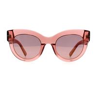 Tom Ford Women's Cat Eye Shiny Pink Pink Mirror Violet Gradient Lucilla FT1063