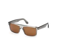 TOM FORD Man FT0999 PHILIPPE-02 20E Sunglasses Acetate Grey Brown Squared Normal
