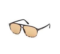 TOM FORD Man FT1026 BRUCE 05E Sunglasses Acetate Black Brown Squared Normal