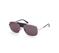 Tom Ford , Square Metal Sunglasses Gold Lucido ,Yellow unisex, Sizes: 62 MM