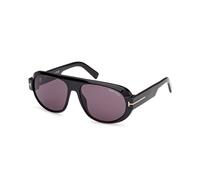 TOM FORD Man FT1102 BLAKE-02 01A Sunglasses Acetate Black Grey Pilot Normal