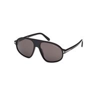 TOM FORD Man FT1178 EROL 01A Sunglasses Acetate Black Smoke Pilot Normal