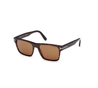 TOM FORD Man FT1205 CALDER 52E Sunglasses Acetate Havana Marrone Squared Normal