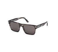 TOM FORD Man FT1205 CALDER 56A Sunglasses Acetate Havana Smoke Squared Normal