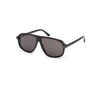 TOM FORD Man FT1208-N GUILLAUME 01A Sunglasses Acetate Black Smoke Pilot Normal