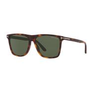 Tom Ford Man Sunglass Fletcher - Frame color: Tortoise Blonde, Lens color: Green