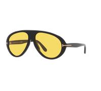Tom Ford Man Sunglass FT0988 - Frame color: Black Shiny, Lens color: Brown