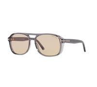 Tom Ford Man Sunglass Rosco - Frame color: Grey, Lens color: Brown
