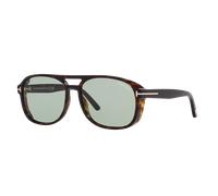 Tom Ford Man Sunglass Rosco - Frame color: Tortoise Black, Lens color: Green