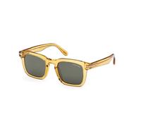 TOM FORD Man FT0751 DAX 39N Sunglasses Acetate Yellow Green Squared Normal