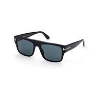 TOM FORD Man TOM FORD FT0907 DUNNING-02 01V Sunglasses Acetate Black Blue Squared Normal