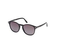 TOM FORD Man TOM FORD FT1097 LEWIS 01B Sunglasses Acetate Black Grey Round Normal Shaded