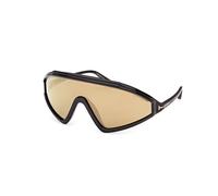 TOM FORD FT1121 LORNA 01G Man Sunglasses Injected Black Brown Mask Normal Mirror