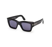 TOM FORD Man TOM FORD FT1154 ILIAS 01V Sunglasses Acetate Black Blue Squared Normal