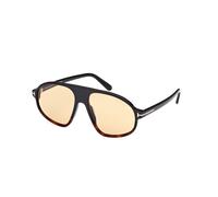 TOM FORD Man TOM FORD FT1178 EROL 56E Sunglasses Acetate Havana Brown Pilot Photochromatic
