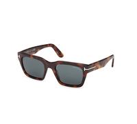 TOM FORD Man TOM FORD FT1333 ANDY-02 53V Sunglasses Acetate Havana Blue Squared Normal