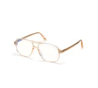 TOM FORD Man TOM FORD FT5737-B 045 Optical frames Acetate Brown Squared Normal
