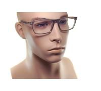 TOM FORD Men Eyeglasses 5295 020 56mm Rectangular Square Frames MATTE GREY BROWN