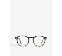 Tom Ford Mens Brown Tf5294 Round-frame Glasses