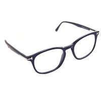 TOM FORD Mens Eyeglasses TF5505 001 52mm Large Soft Square Frames GLOSS BLACK