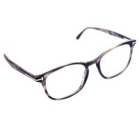 TOM FORD Mens Eyeglasses TF5505 005 52mm Large Soft Square Frames GREY HAVANA