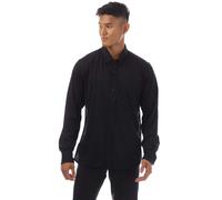 Tom Ford Mens Silk Cotton Blend Button Down Shirt in Black - Size 4XL