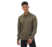 Tom Ford Mens Silk Cotton Blend ShirtXXL Green GT7579