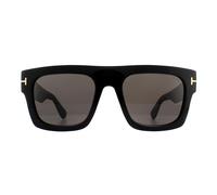 Tom Ford Sunglasses 0711 Fausto 01A Shiny Black Smoke Grey