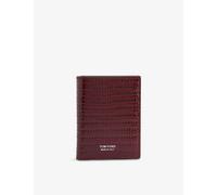 Tom Ford Mens Tom Ford Classic Leather Bifold Wallet Ruby Red 1 Size