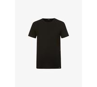 Tom Ford Mens Tom Ford Crewneck Regular-Fit Stretch-Cotton T-Shirt Black XL