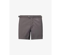 Tom Ford Mens Tom Ford Micro Compact Poplin Swim Shorts Shadow 32