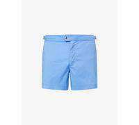 Tom Ford Mens Tom Ford Micro Compact Poplin Swim Shorts Wedgewood 32