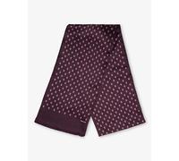 Tom Ford Mens Tom Ford Paisley-Print Mulberry-Silk Scarf Burgundy 1Size