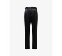 Tom Ford Mens Tom Ford Polka-Dot Double-Pleat Silk-Blend Trousers Black 34