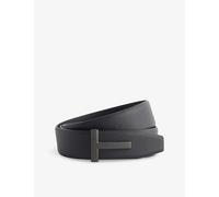Tom Ford Mens Tom Ford Reversible Leather Belt Black 34