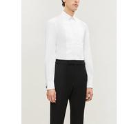 Tom Ford Mens Tom Ford Slim-Fit Cotton Evening Shirt White 16