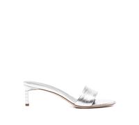 TOM FORD metallic-finish leather sandals - Silver 36-37-38-39-40-41